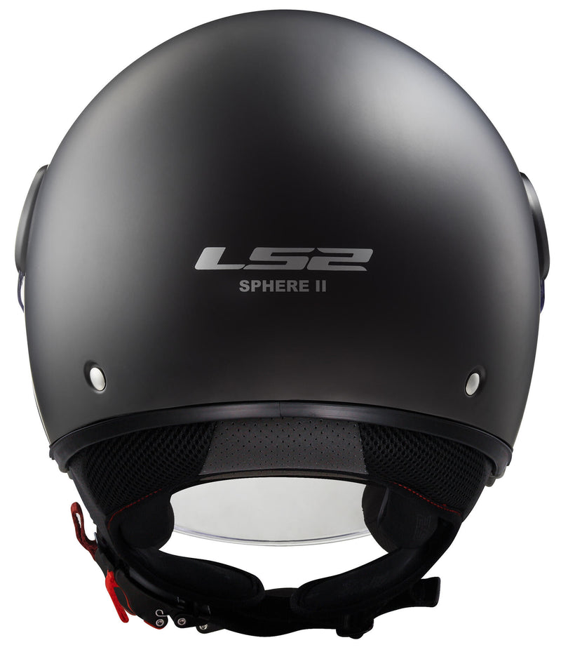 Load image into Gallery viewer, Ls2 jethelm of558 sphere ii solid helmet of558 sph. ii solid l matt black