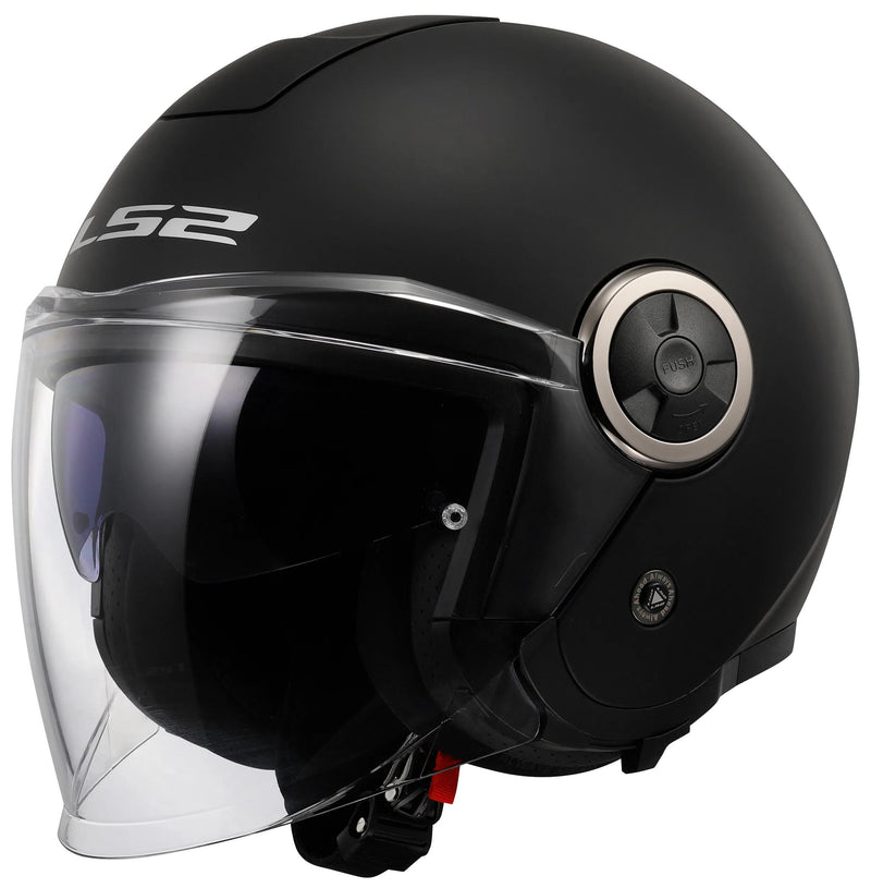 Load image into Gallery viewer, Ls2 jethelm of620 classy solid helmet of620 classy solid matt black gr. xxl