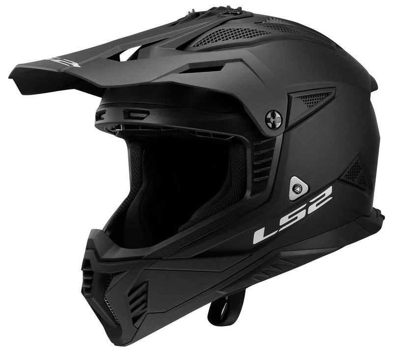 Load image into Gallery viewer, Ls2 crosshelm mx708 fast ii solid helmet mx708 fast ii solid matt black gr. xxl