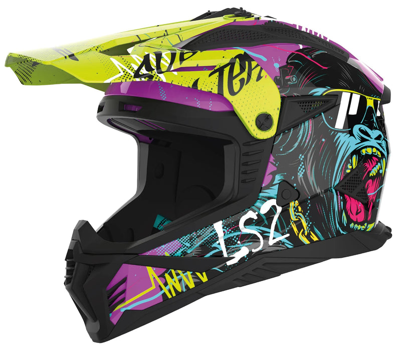 Load image into Gallery viewer, Ls2 crosshelm mx708 fast ii gorilla helmet mx708 fast ii gorilla vi ge gr. xl