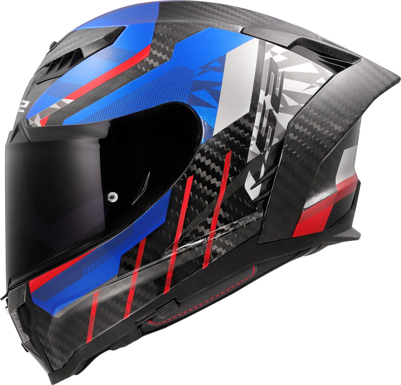 Load image into Gallery viewer, Ls2 integraalhelm ff807 dragon trax helmet ff807 dragon trax xxl blue red