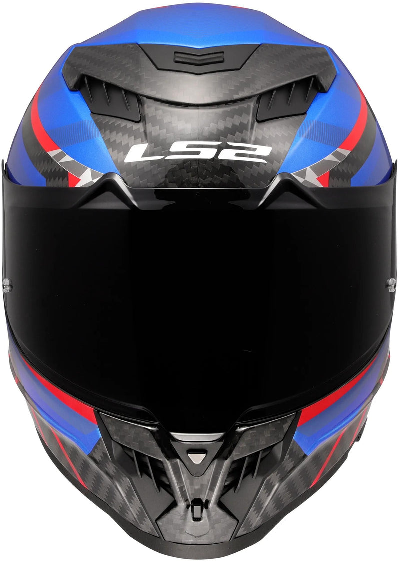 Load image into Gallery viewer, Ls2 integralhelm ff807 dragon trax helmet ff807 dragon trax blue red gr. xl
