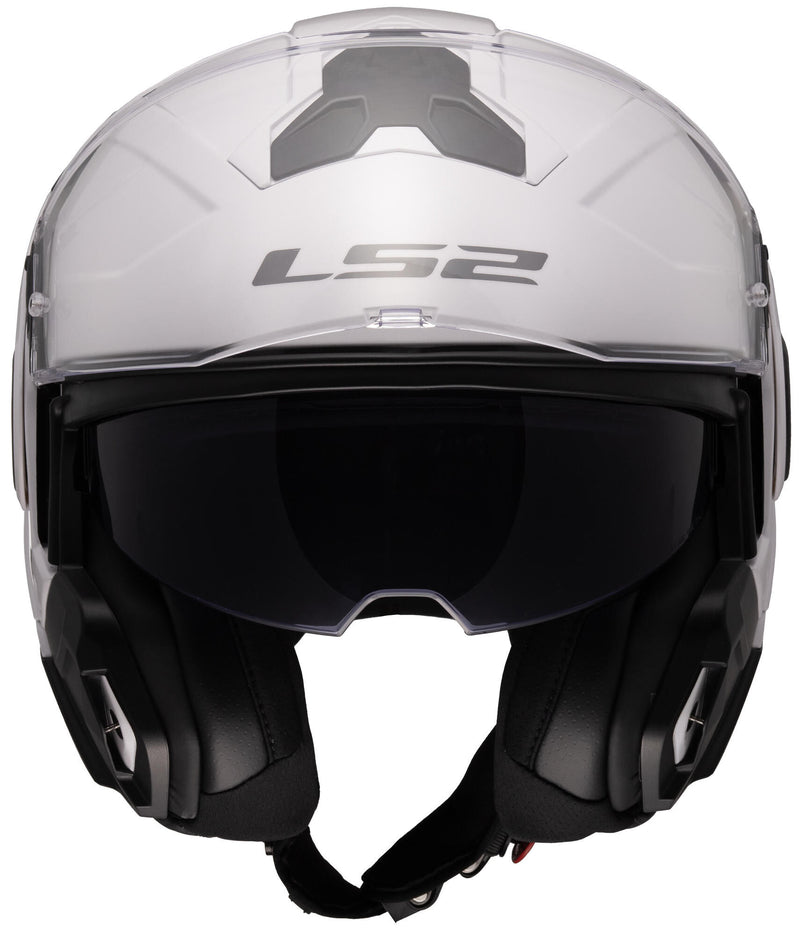Load image into Gallery viewer, Ls2 opklaphelm ff910 advant ii solid helmet ff910 advant ii solid s white