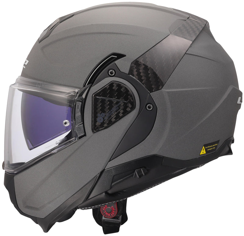 Load image into Gallery viewer, Ls2 opklaphelm ff910 advant ii solid concrete helmet ff910 advant ii sol. 3xl concrete