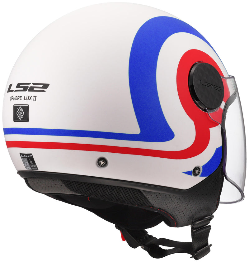 Load image into Gallery viewer, Ls2 of558 sphere lux ii urby jethelm helmet of558 sph. lux ii urby wh blue red l