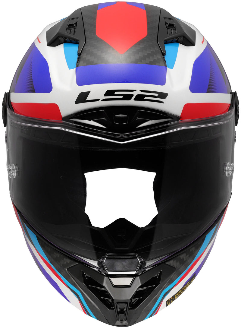 Load image into Gallery viewer, Ls2 integraalhelm ff805 thunder carbon gp raute helmet ff805 thunder gp diamond blue red gr. s