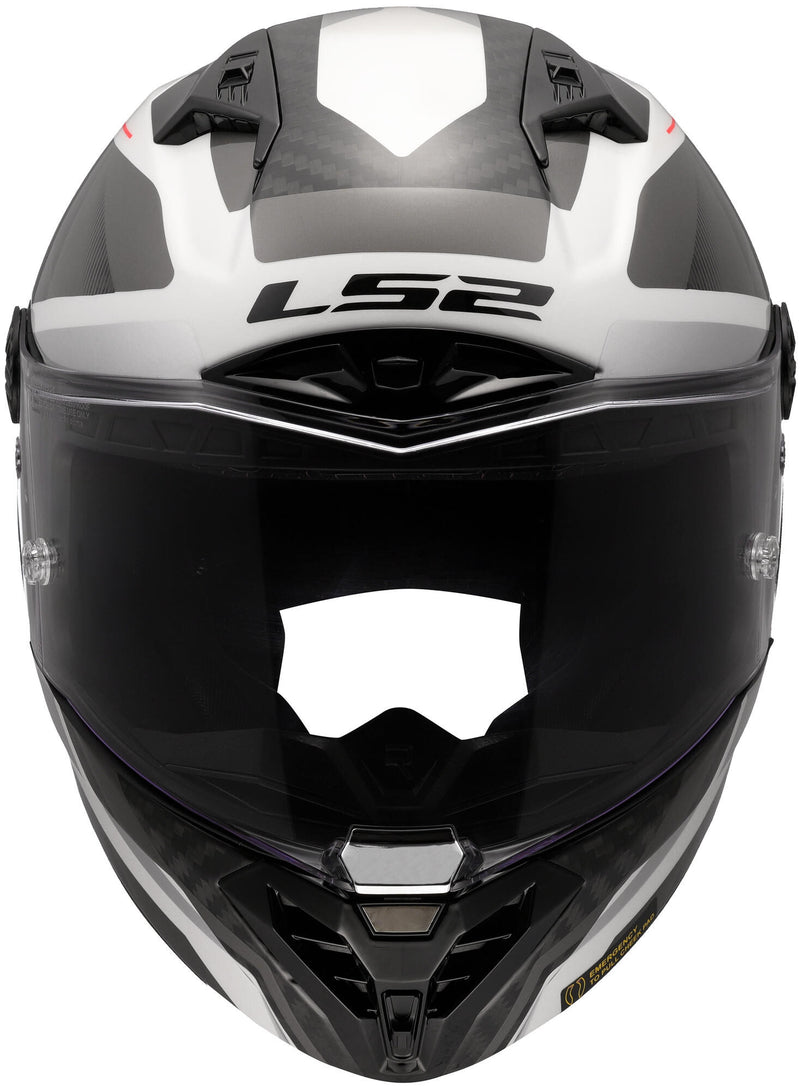 Load image into Gallery viewer, Ls2 integraalhelm ff805 thunder carbon gp diamond helmet ff805 thunder gp diamond white grey siz