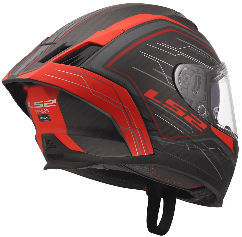 Load image into Gallery viewer, Ls2 integraalhelm ff807 dragon subic helmet ff807 dragon subic red xxl