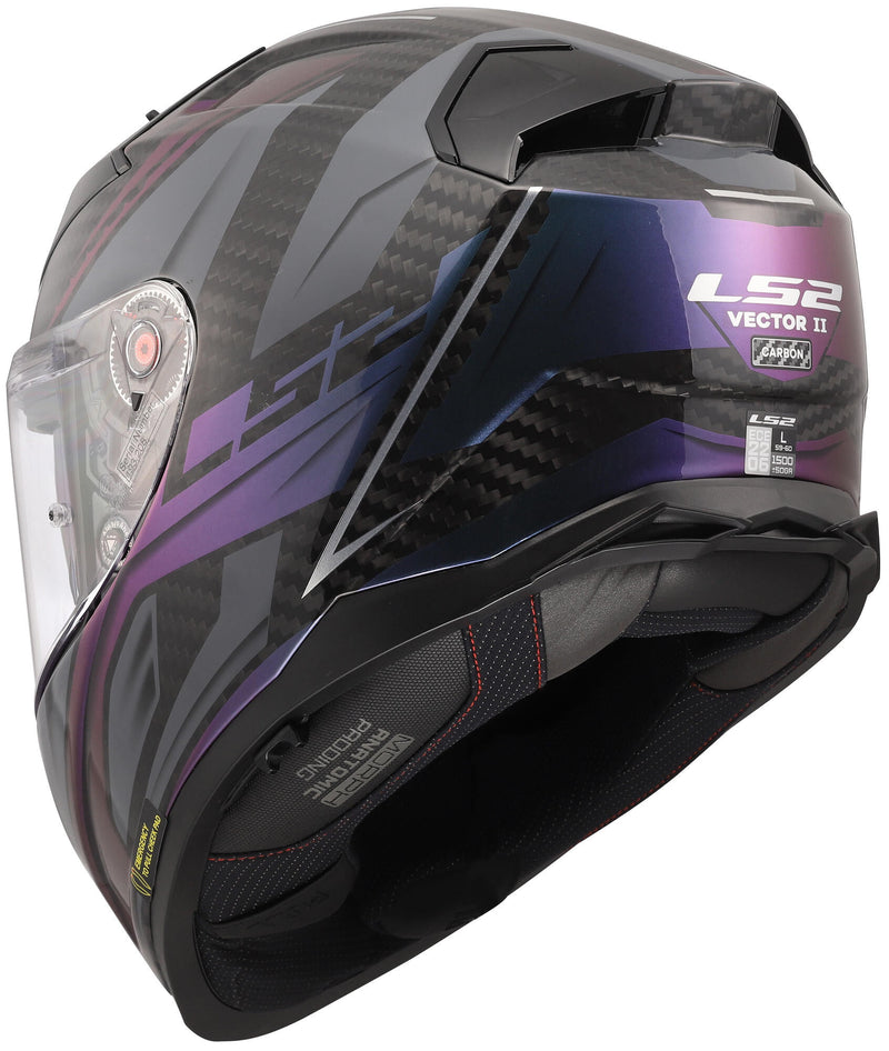 Load image into Gallery viewer, Ls2 integraalhelm ff811 vector ii carbon savage helmet ff811 vector i c savage chameleon l