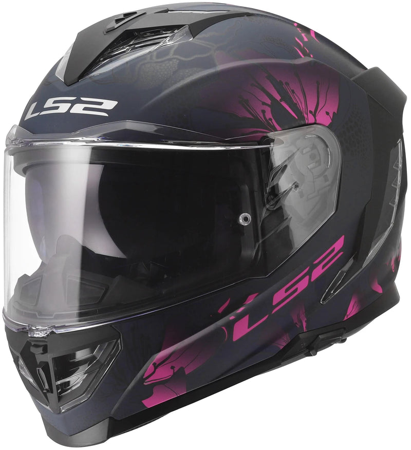 Load image into Gallery viewer, Ls2 integraalhelm ff818 storm iii burst helmet ff818 storm ii burst matt black pink xs