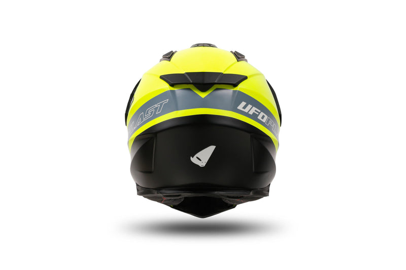 Load image into Gallery viewer, Ufo plast endurohelm aries helmet aries s yellow black