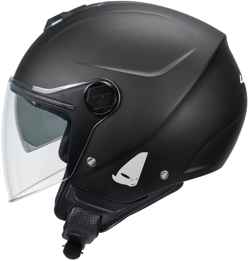 Load image into Gallery viewer, Ufo plast jethelm nixie helmet ufo nixie jet matt black gr. m