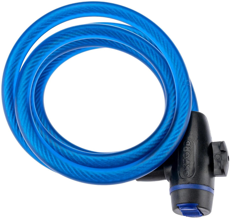 Load image into Gallery viewer, Oxford kabelschloss cable lock cable lock 12mm x 1.8m blue