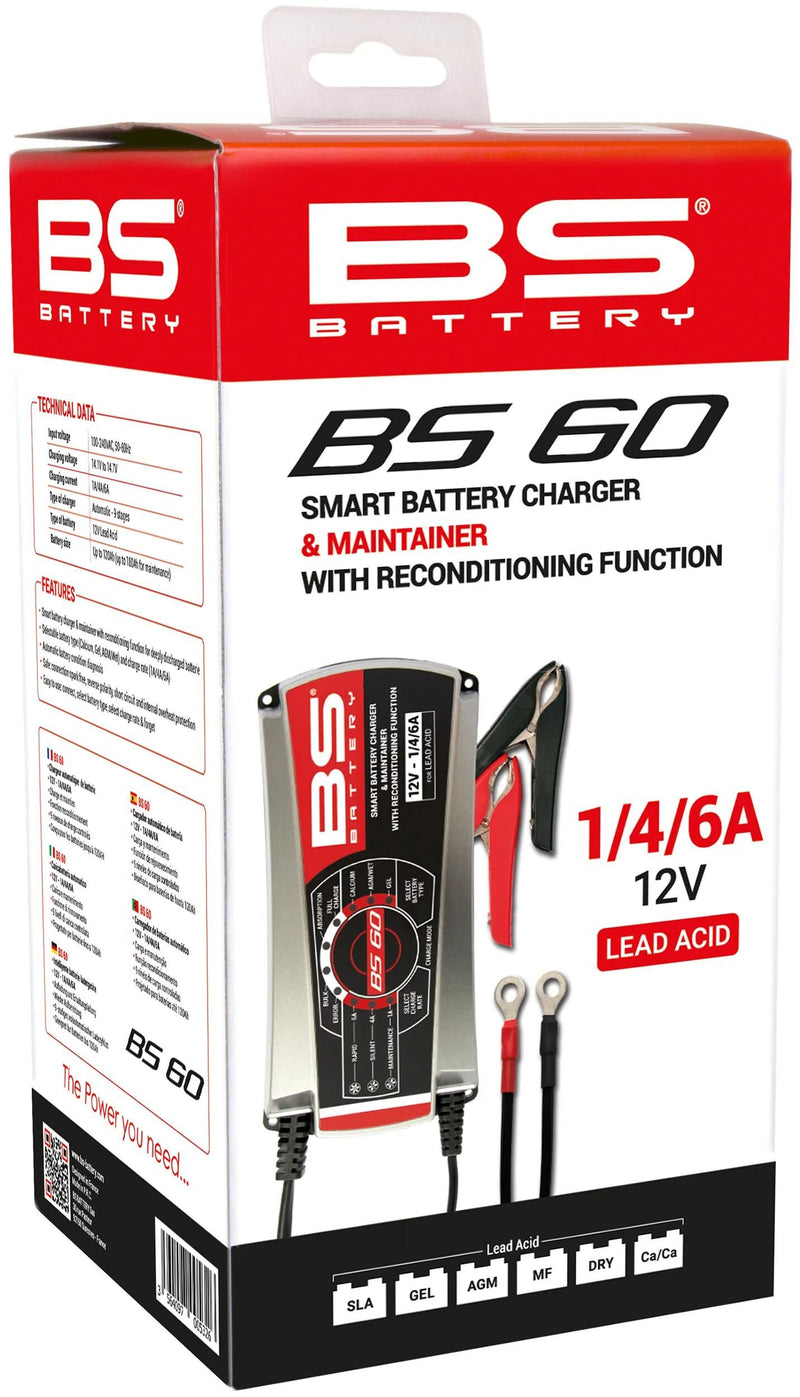 Load image into Gallery viewer, Bs-battery batterieladegerät bs60 charger bs60,bs-charge 1a 4a 6a