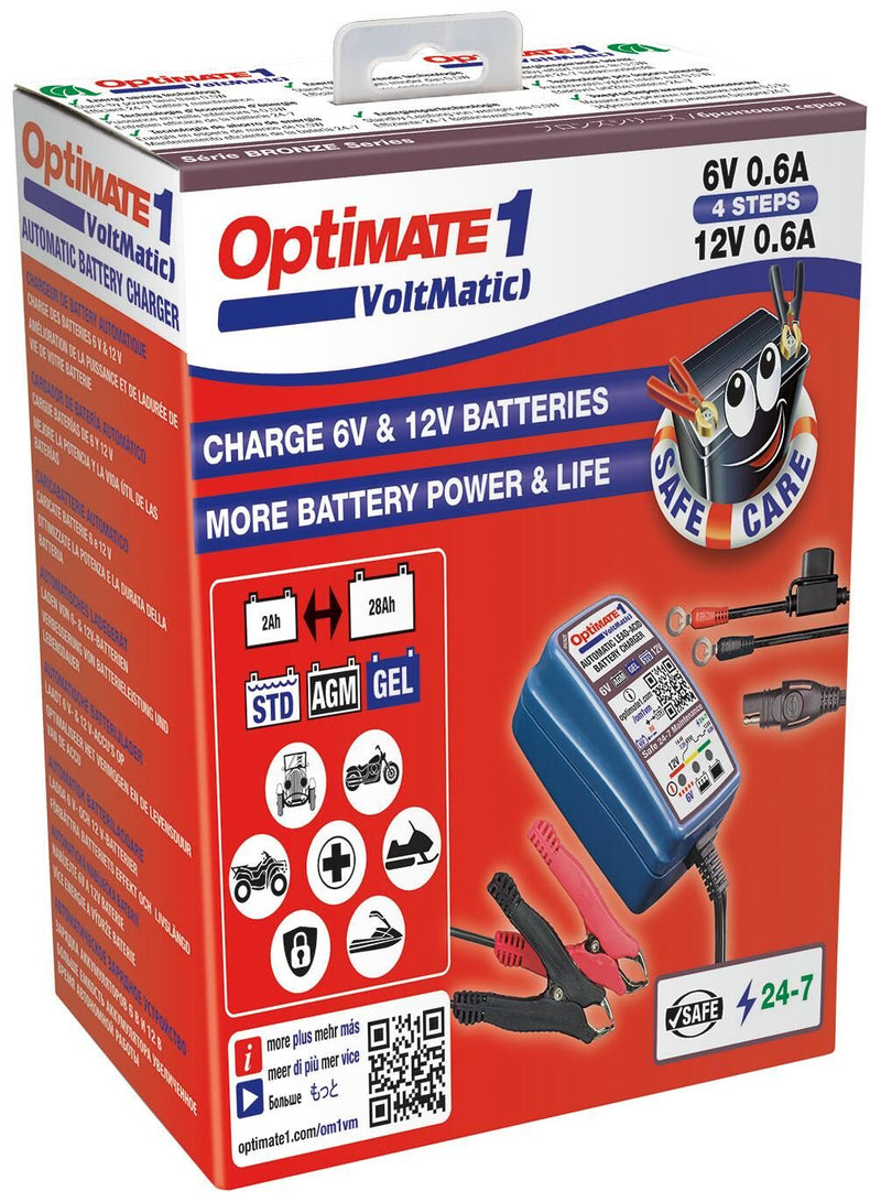 Load image into Gallery viewer, Tecmate acculader optimate1 voltmatic optimate 1 charger voltmatic