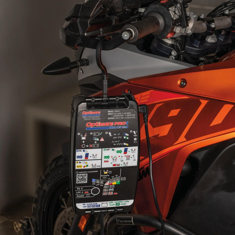 Load image into Gallery viewer, Tecmate batterieladegerät optimate pro-1 duo optimate pro 1 charger duo