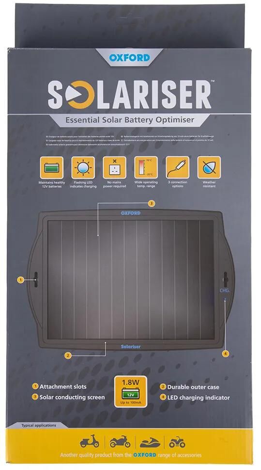 Load image into Gallery viewer, Oxford batterieladegerät solariser battery charger solarizer of949