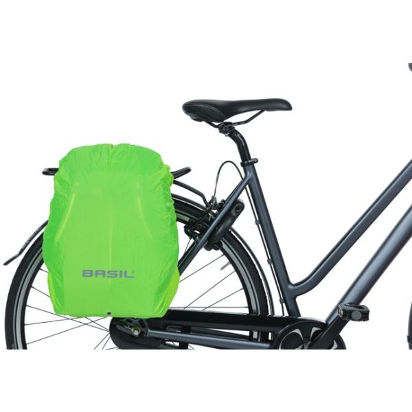 Load image into Gallery viewer, Basil B-Safe Backpack Nordlicht - Fietsrugzak - Unisex - Groen - 13L