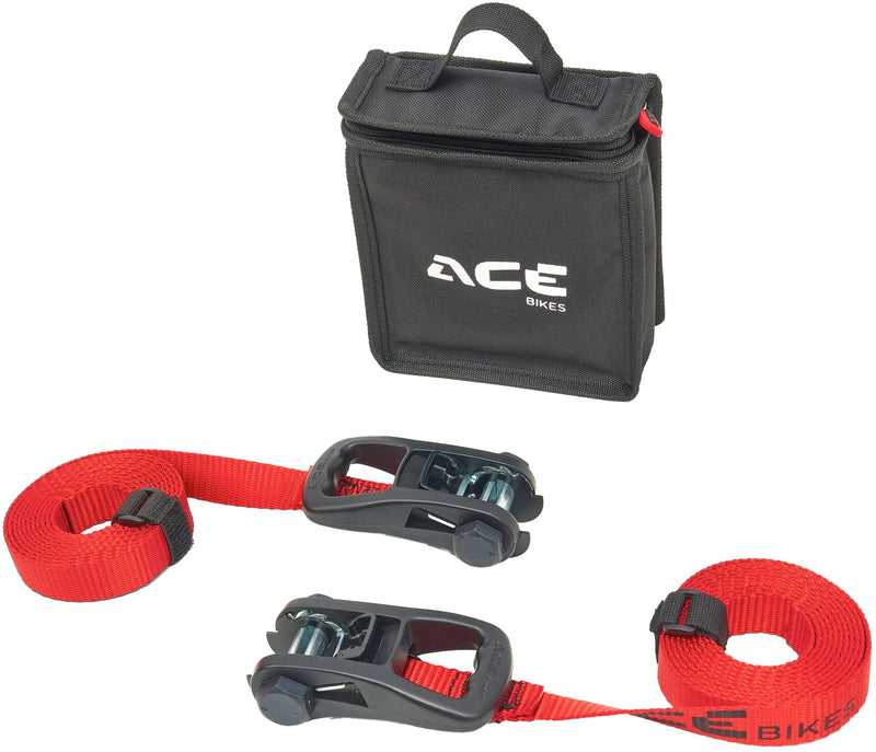 Load image into Gallery viewer, Acebikes zurrgurtsatz ratchet essential lashing strap set acebike ratchet essential