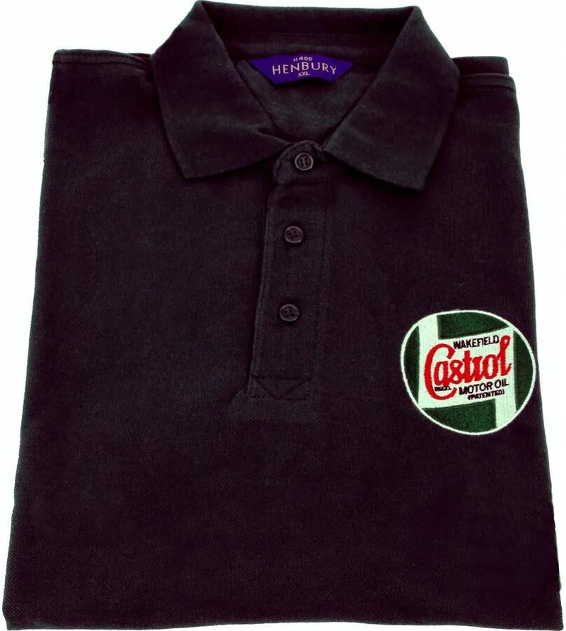 Load image into Gallery viewer, Castrol poloshirt classic poloshirt classic black gr. m 48