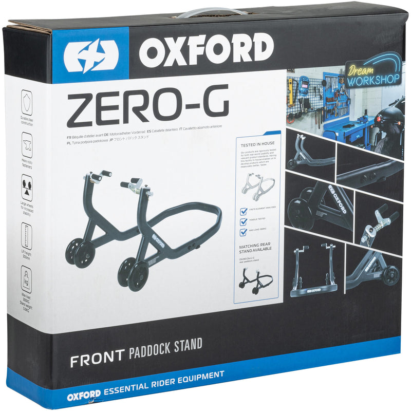 Load image into Gallery viewer, Oxford montagestandaard zero-g assembly test. zer front black