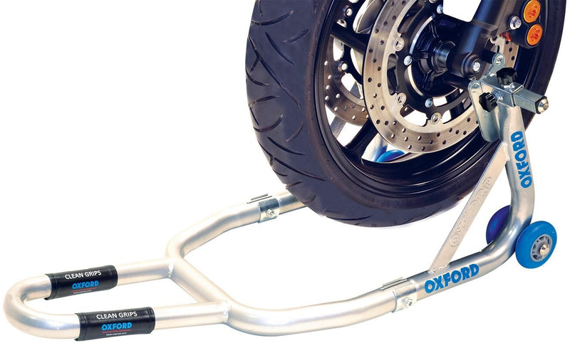 Load image into Gallery viewer, Oxford montagestandaard premium front paddock stand . montagest. premium front silver