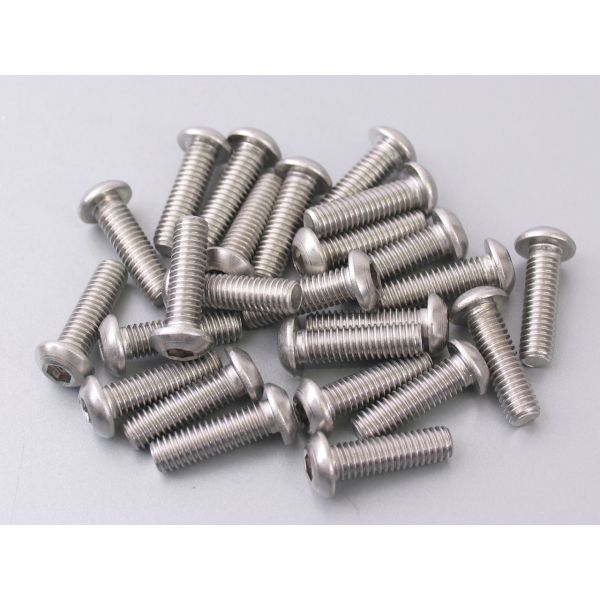 Load image into Gallery viewer, Inbusbout bolkop M6 x 20 mm RVS 25 stuks (214291)