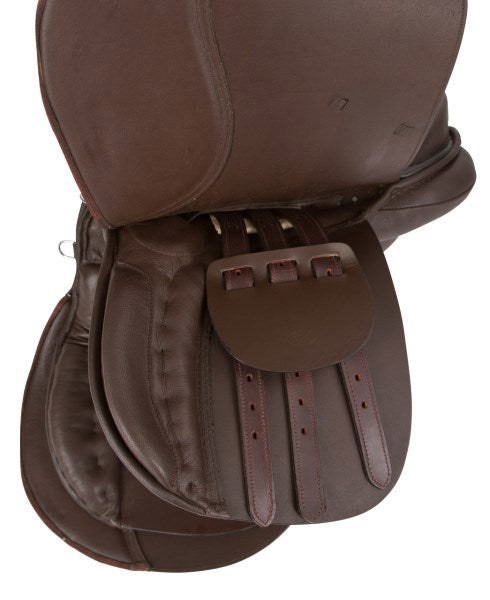 Load image into Gallery viewer, Producten zadelstartset haflinger 17 5 bruin