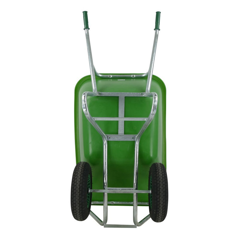 Load image into Gallery viewer, Fort producten kruiwagen f s 200l groen verz onderstel 2 luchtwiel