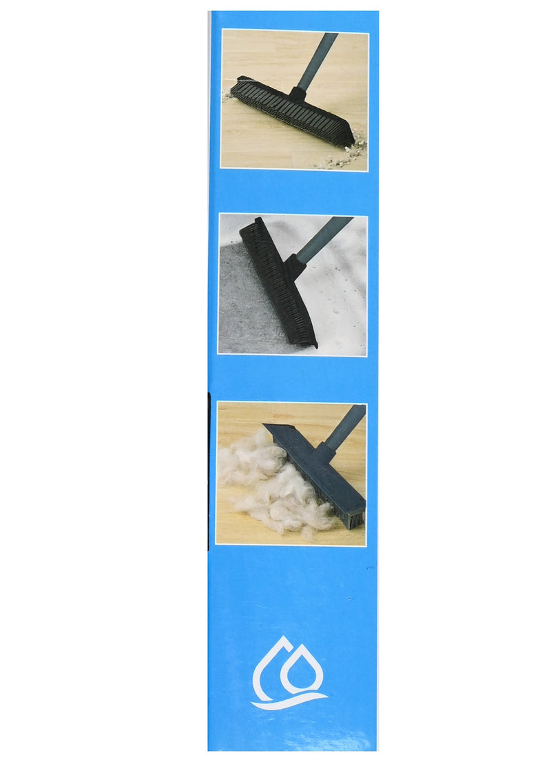 Afbeelding laden in galerijviewer, Producten rubberbezem 31cm met telescoopsteel 68 120