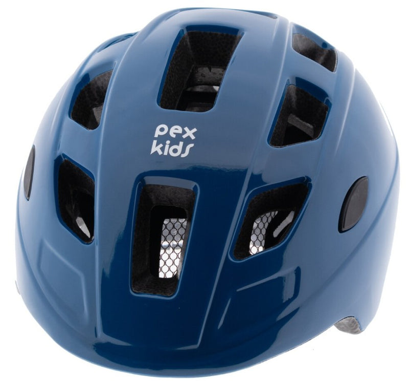 Load image into Gallery viewer, Pexkids kinderhelm in-mold 48-52cm blauw