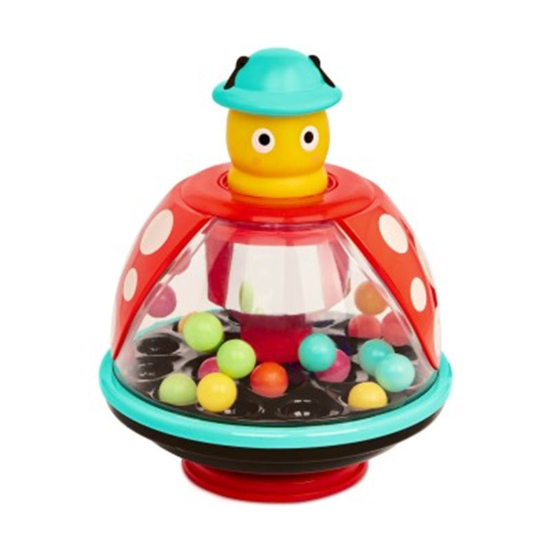 Load image into Gallery viewer, B toys: bromtol ladybug spinningtop. 2+