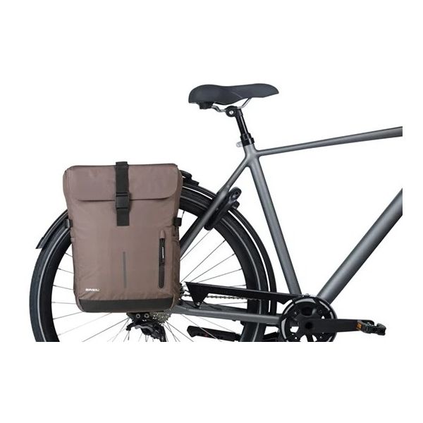 Load image into Gallery viewer, Basil tas move dubbel bruin | 30l