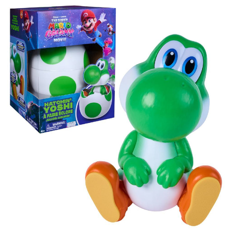 Load image into Gallery viewer, Hatchin' yoshi super mario galaxy the movie interactief yoshi figuurtje