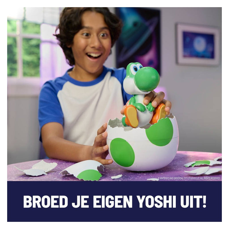 Load image into Gallery viewer, Hatchin' yoshi super mario galaxy the movie interactief yoshi figuurtje