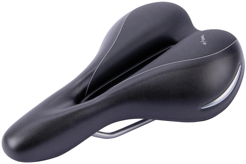 Load image into Gallery viewer, Contec sattel elliptic + ct saddle elliptic+ trekking gents black silv