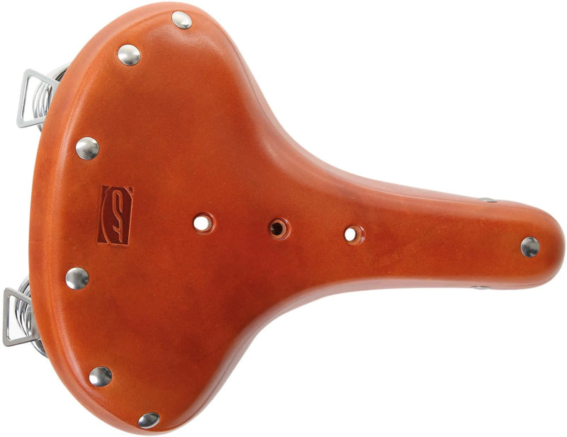 Load image into Gallery viewer, Contec sattel classic exclusiv touring herren ct saddle cl. excl. tour. leather gents honey