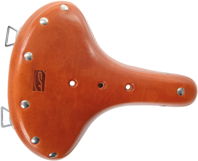 Load image into Gallery viewer, Contec sattel classic exclusiv touring damen ct saddle cl. excl. tour. leather lady honey