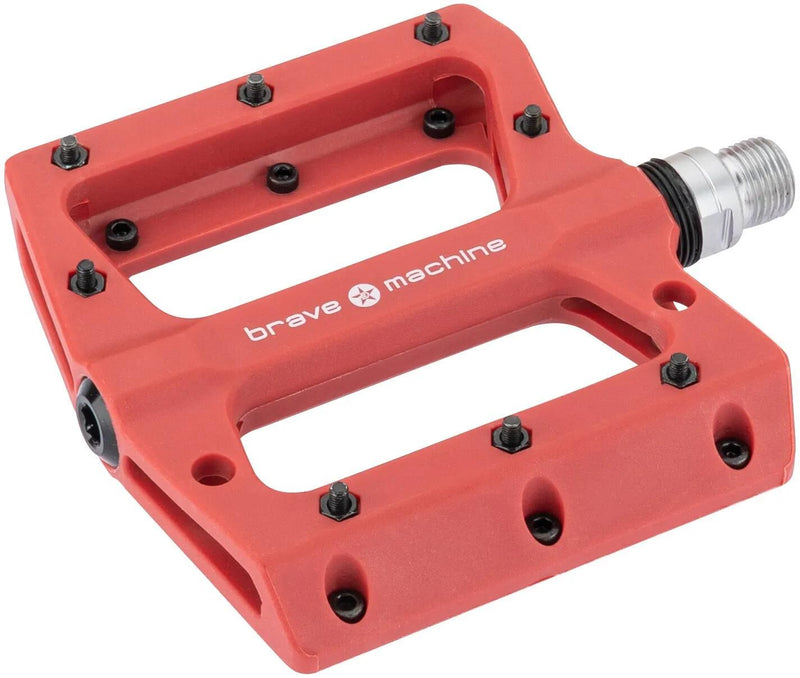 Load image into Gallery viewer, Brave pedal dirt 2 platf.pedal dirt2 red