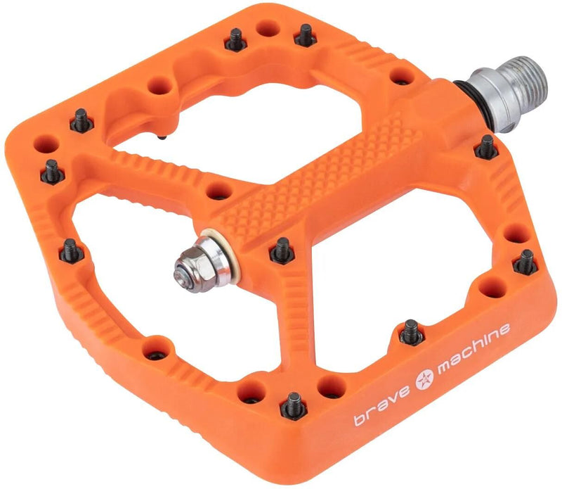 Load image into Gallery viewer, Brave pedal freeride 1 plat.pedal freeride 1 orange