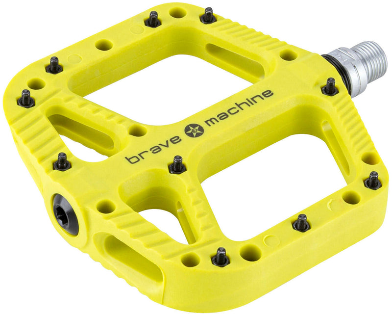 Load image into Gallery viewer, Brave pedaal freeride xl platform pedal freeride xl limegreen