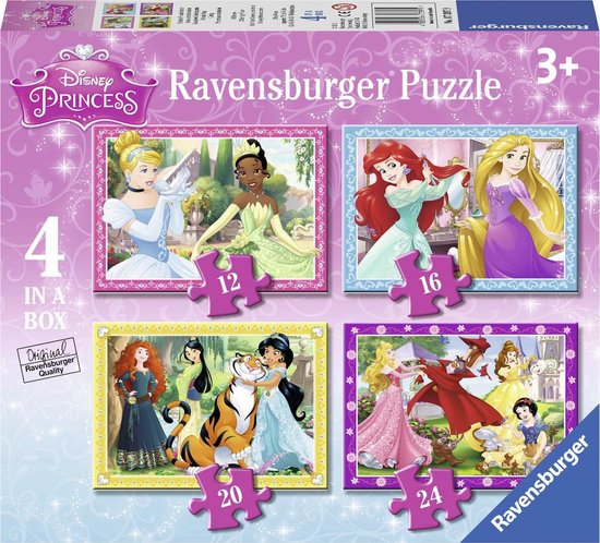 Load image into Gallery viewer, Ravensburger puzzel disney princess - 12+16+20+24 stukjes - kinderpuzzel