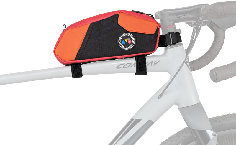 Load image into Gallery viewer, Contec frametas urban nomad bovenbuis 1,5 . ct top tube bag urban nomad top tube 1.5 orange