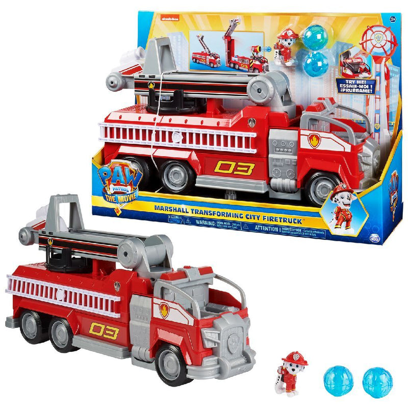 Load image into Gallery viewer, Paw patrol the movie transformerende brandweerwagen van marshall