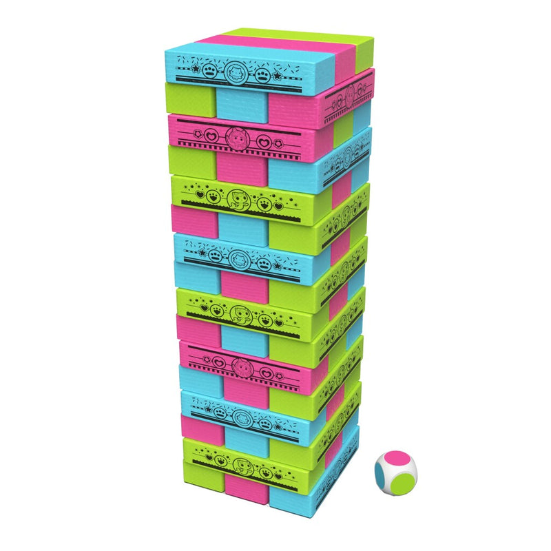 Load image into Gallery viewer, Spin master gabby #039;s dollhouse jumbling tower blokkentoren spel met 48 houten blokjes