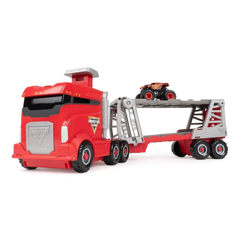 Load image into Gallery viewer, Monster jam transportwagen + monstertruck