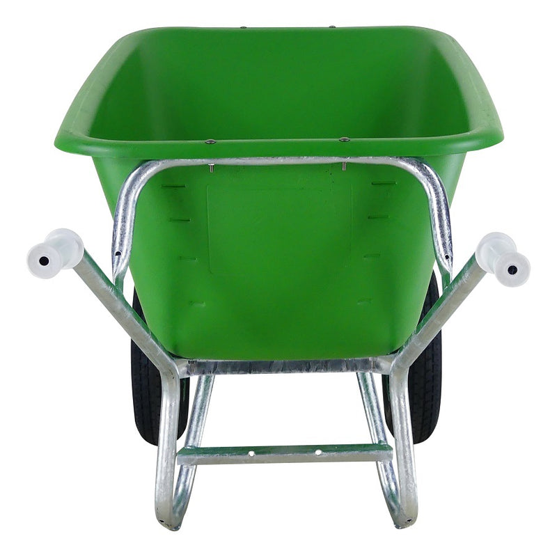 Load image into Gallery viewer, Fort producten kruiwagen f s 165l groen hdpe bak verz onderstel 2 wiel