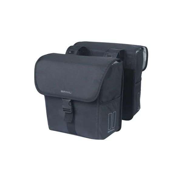 Load image into Gallery viewer, Basil b.v. tas basil go dubbel | zwart 32l