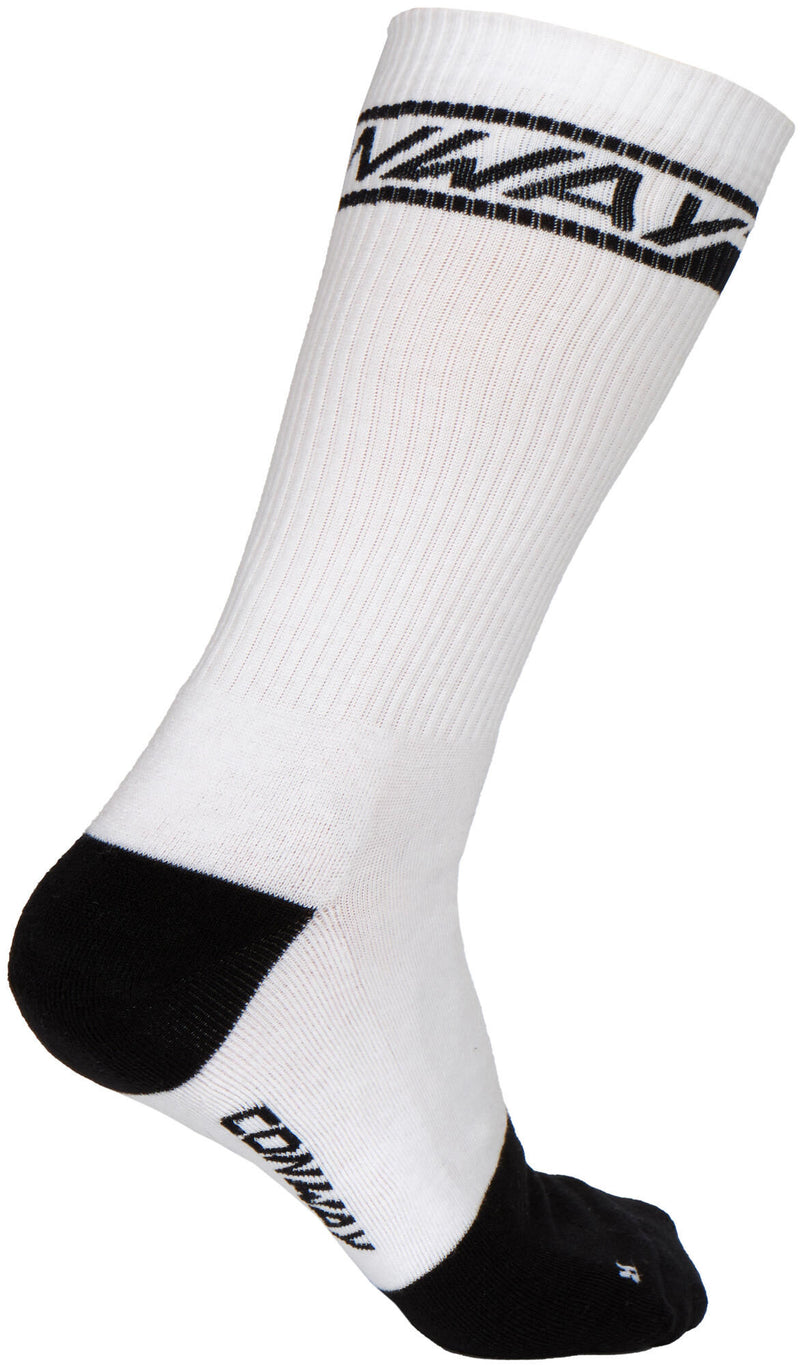 Afbeelding laden in galerijviewer, Conway sokken active socks high cut sock acti.high cut 36-39 white black