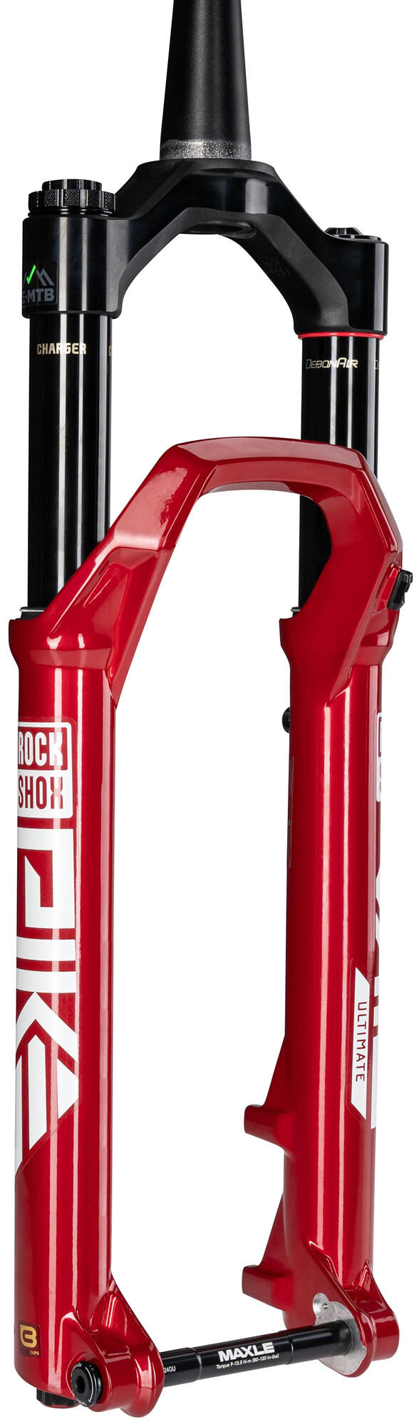 Load image into Gallery viewer, Rockshox verende voorvork pike ultimate rc2 27,5 + 29 sus.fork rs pike ult. rc2 27,5 boost red 120mm